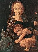 Virgin and Child with a Flower Vase (detail)